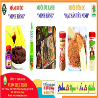 Tìm đại lý, nhà phân phối gia vị Mù Tạt, Muối Ớt Xanh, Muối Tôm Tây Ninh, Mắm Ruốc, Hạt Nêm Việt ...