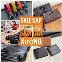 Ví, thắt lưng da thật 100% - giá sỉ cực thấp gốc tại xưởng không qua trung gian