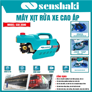 máy rửa xe 3500W áp lực nước 250Bar chính hãn...