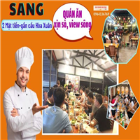 Sang quán ăn xịn sò gần cầu Hòa Xuân