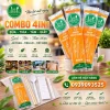 Combo 4in1 đũa thìa tăm khăn giấy